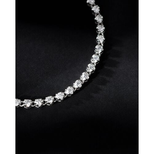 Браслет с бриллиантами из белого золота 585 пробы