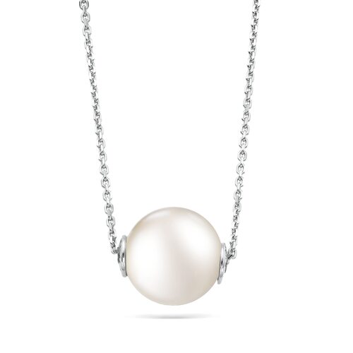 Колье с жемчугом из серебра 925 пробы