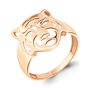 Кольцо "Тигр" из золота 585 пробы 