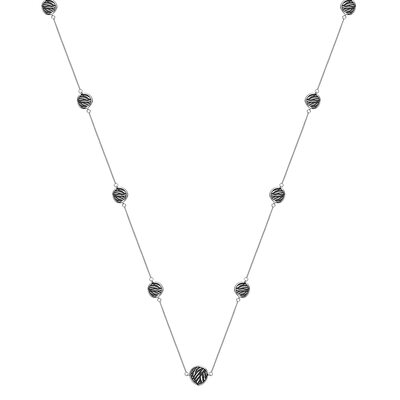 Колье с эмалью из серебра 925 пробы