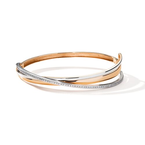 Браслет с бриллиантами из золота 585 пробы арт. 55431-100