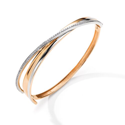 Браслет с бриллиантами из золота 585 пробы