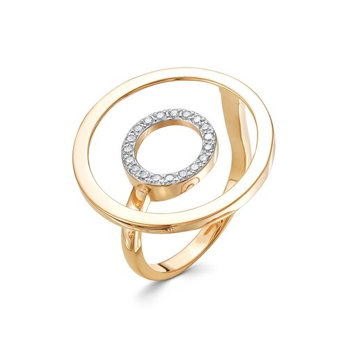 Кольцо с бриллиантами из золота 585 пробы