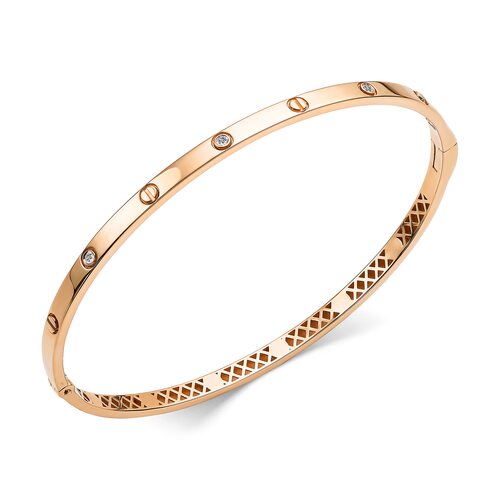 Браслет с бриллиантами из золота 585 пробы