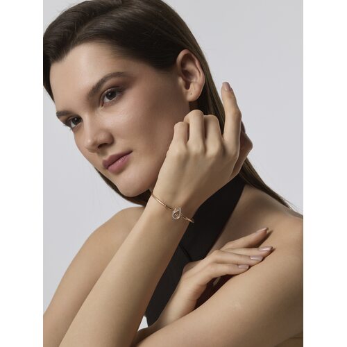 Браслет с танцующим бриллиантом из золота 585 пробы арт. 55864-100