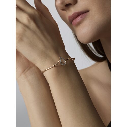 Браслет с танцующим бриллиантом из золота 585 пробы арт. 55864-100