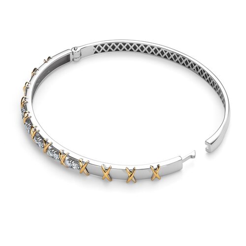 Браслет с бриллиантами из золота 585 пробы