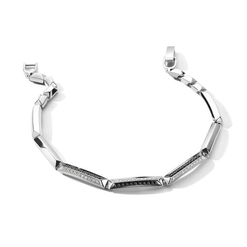 Браслет с бриллиантами из белого золота 585 пробы