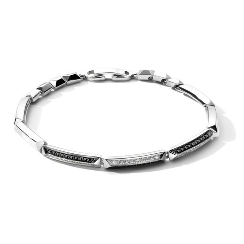 Браслет с бриллиантами из белого золота 585 пробы