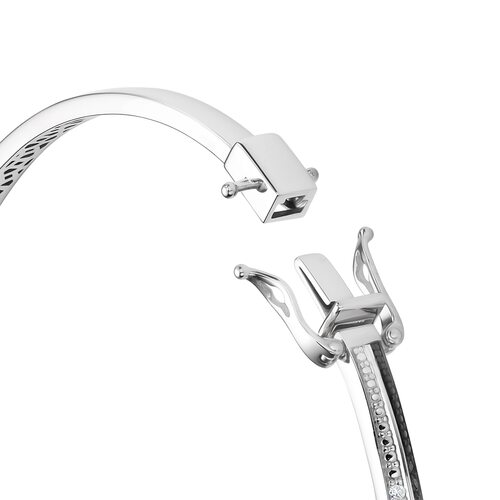 Браслет с бриллиантами из белого золота 585 пробы