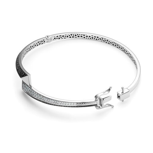 Браслет с бриллиантами из белого золота 585 пробы