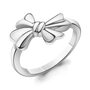 Кольцо "Бант" из серебра 925 пробы
