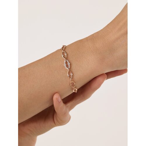 Браслет с бриллиантами из золота 585 пробы