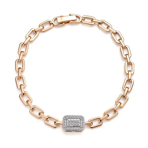 Браслет с бриллиантами из золота 585 пробы