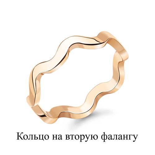 Кольцо на вторую фалангу из золота 585 пробы