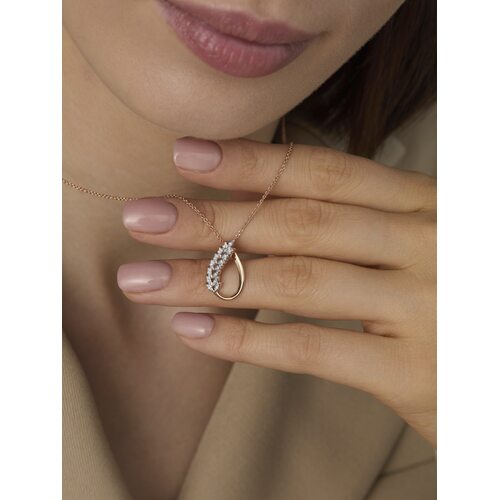 Колье с бриллиантами из золота 585 пробы арт. 64422-100