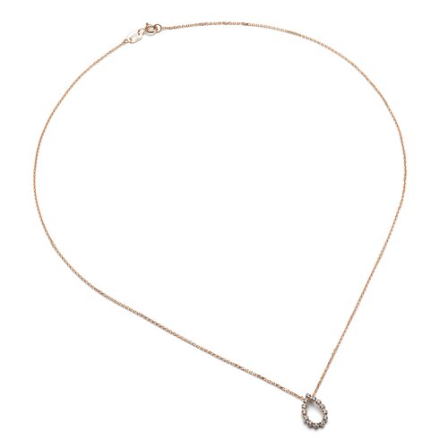 Колье с бриллиантами из золота 585 пробы