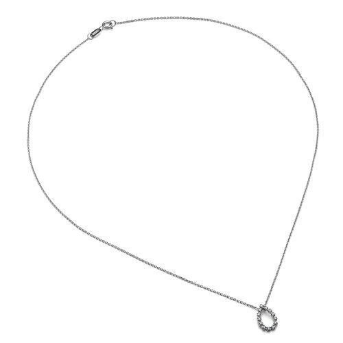 Колье с бриллиантами из белого золота 585 пробы