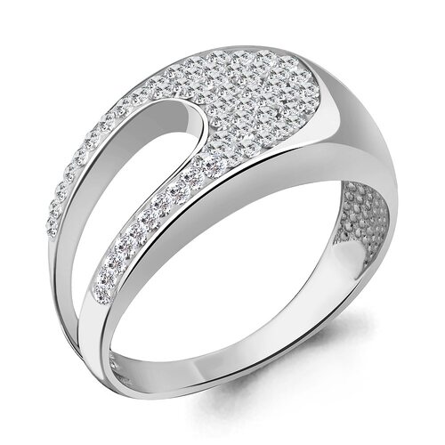 Кольцо со стеклом из серебра 925 пробы