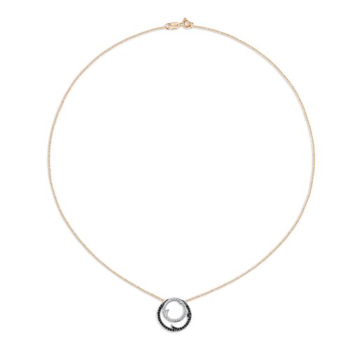 Колье с бриллиантами из золота 585 пробы