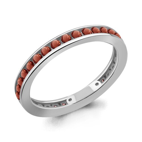 Кольцо с нанотурмалином из серебра 925 пробы