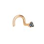 Пирсинг с сапфирами из золота 585 пробы арт. 7018-102