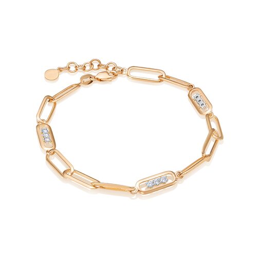 Браслет с бриллиантами из золота 585 пробы