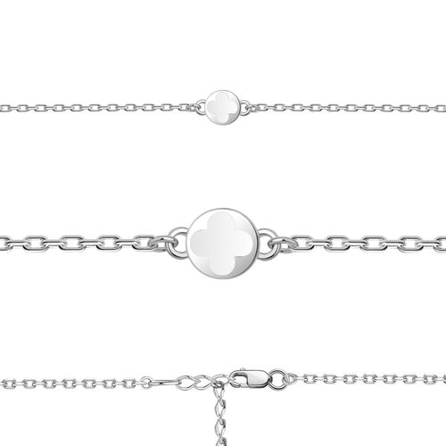 Браслет с эмалью из серебра 925 пробы