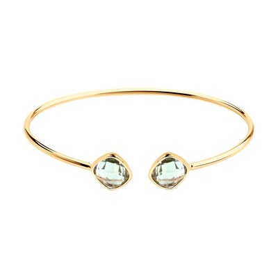 Браслет с празиолитом из золота 585 пробы