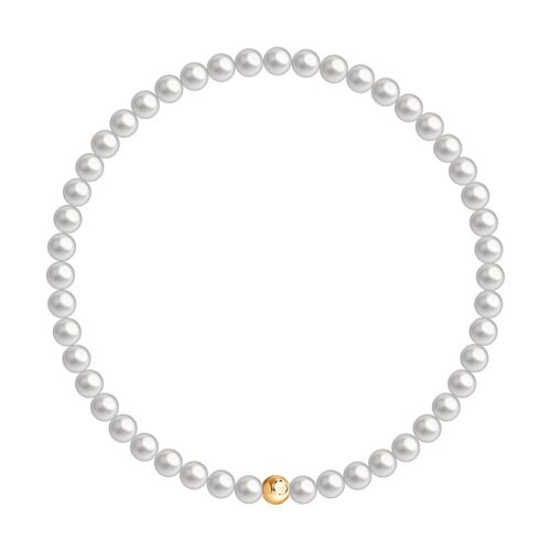 Браслет с жемчугом из золота 585 пробы