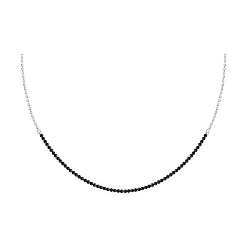 Колье со шпинелью из серебра 925 пробы