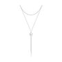 Колье с горным хрусталем из серебра 925 пробы арт. 92070128