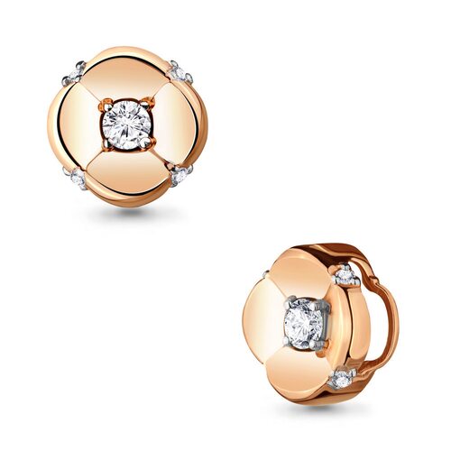 Подвеска с бриллиантами из золота 585 пробы