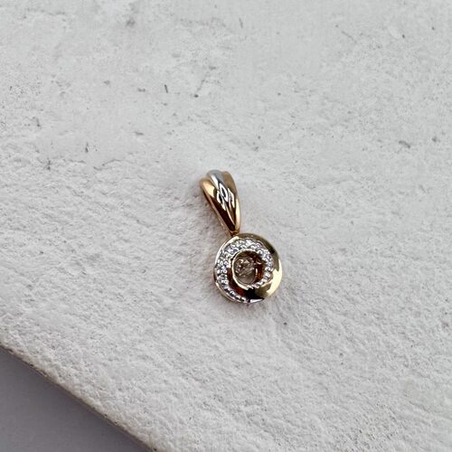 Подвеска с бриллиантами из золота 585 пробы