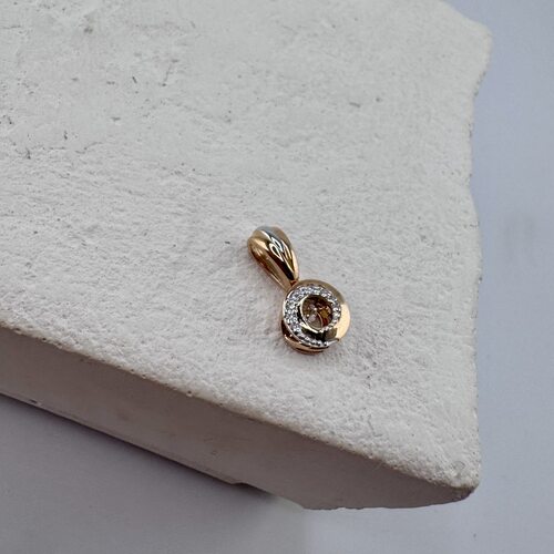 Подвеска с бриллиантами из золота 585 пробы