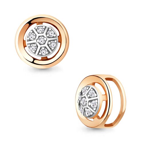 Подвеска с бриллиантами из золота 585 пробы