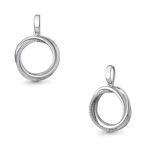 Подвеска с бриллиантами из золота 585 пробы