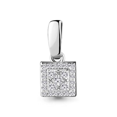 Подвеска с бриллиантами из золота 585 пробы