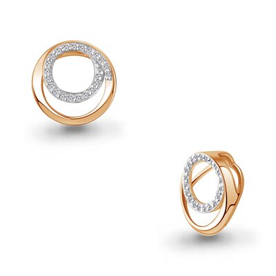 Подвеска с бриллиантами из золота 585 пробы