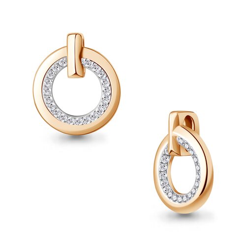 Подвеска с бриллиантами из золота 585 пробы