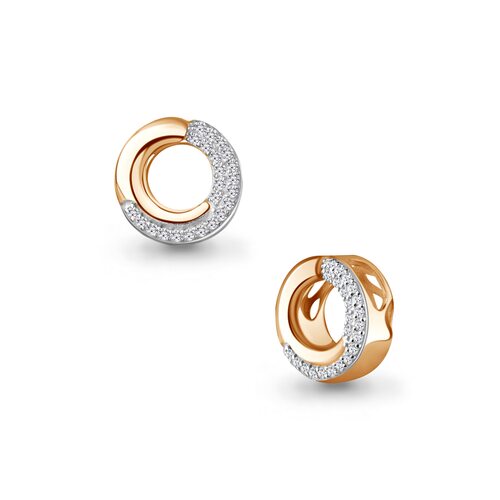 Подвеска с бриллиантами из золота 585 пробы