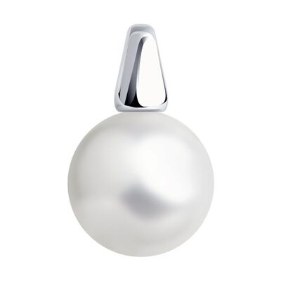 Подвеска с жемчугом из серебра 925 пробы