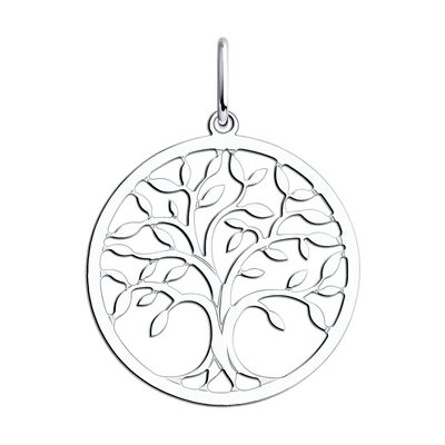Подвеска "Древо" из серебра 925 пробы