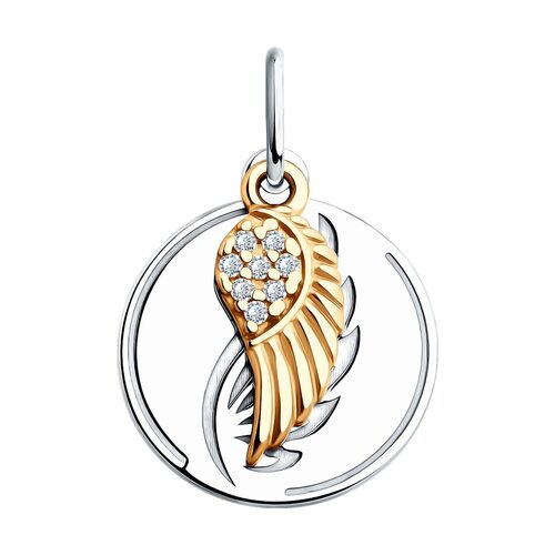 Подвеска с фианитами из серебра 925 пробы арт. 94-130-02106-2
