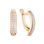 Серьги с бриллиантами из золота 585 пробы арт. 940024к.1