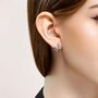 Серьги "Вишня" с фианитами из серебра 925 пробы арт. 94020163