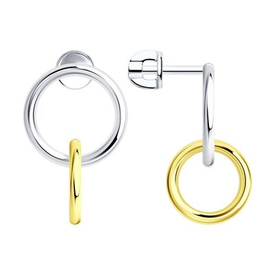 Серьги из серебра 925 пробы