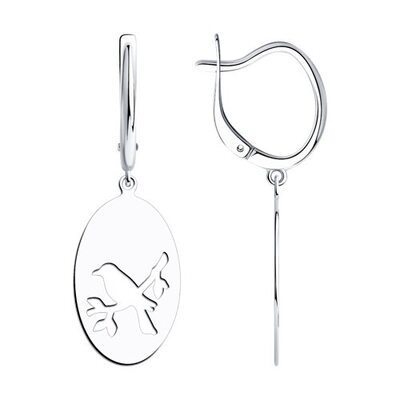 Серьги из серебра 925 пробы