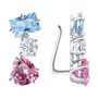 Серьги с фианитами из серебра 925 пробы арт. 94026911