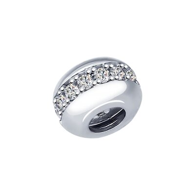 Подвеска с фианитами из серебра 925 пробы